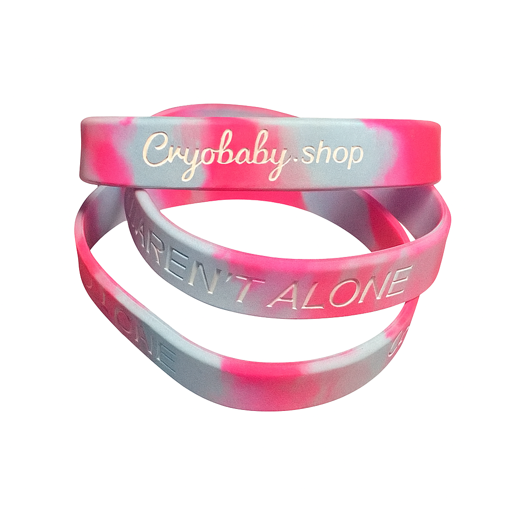 YOU AREN'T ALONE Cotton Candy Wristband