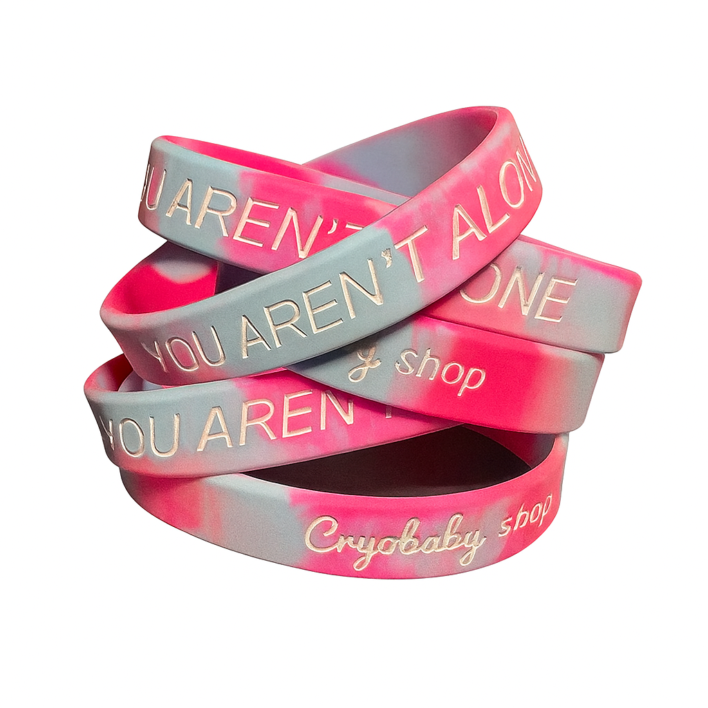 YOU AREN'T ALONE Cotton Candy Wristband