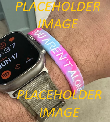 YOU AREN'T ALONE Cotton Candy Wristband